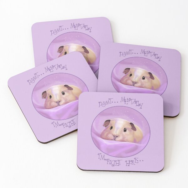 Item preview, Psst .. Guinea pig Painting designed and sold by AK-Hevonen.
