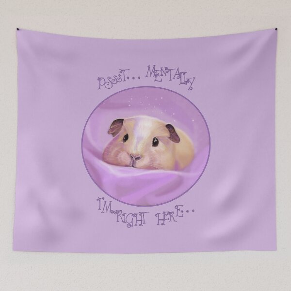 Item preview, Psst .. Guinea pig Painting designed and sold by AK-Hevonen.