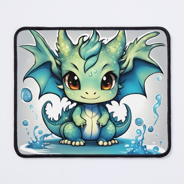 Item preview, Water Dragon Chibi designed and sold by The-Chibi-Store.