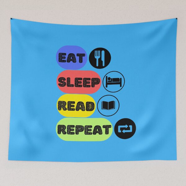 Item preview, Eat Sleep Read designed and sold by Mateusz Bachanek.
