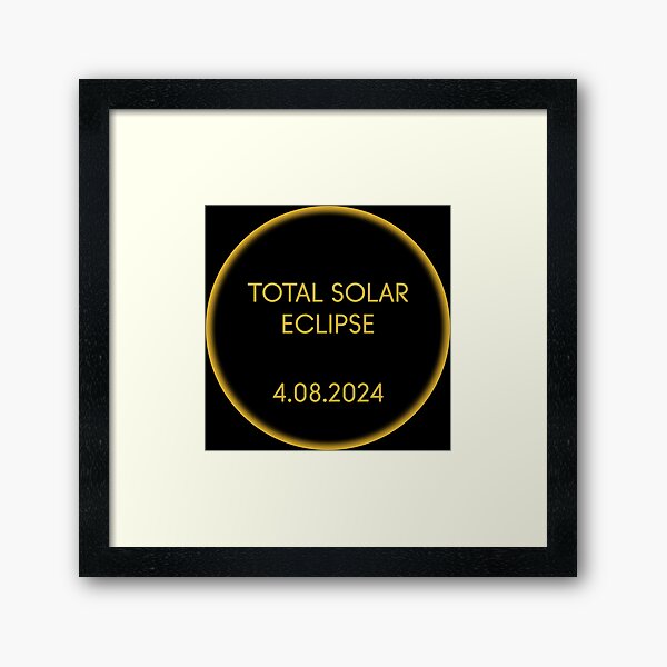 Item preview, Total Solar Eclipse. Solar Eclipse 2024. designed and sold by Mia-Kara.
