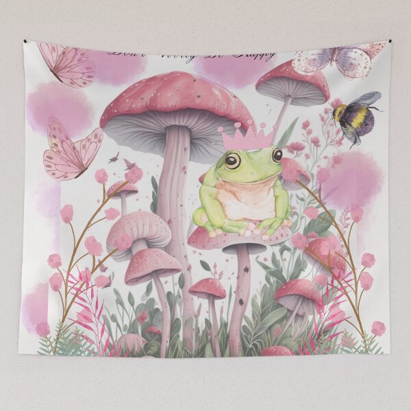 Item preview, Don't Worry be Happy' Cottage Core Moon Woodland  designed and sold by LLdreams.