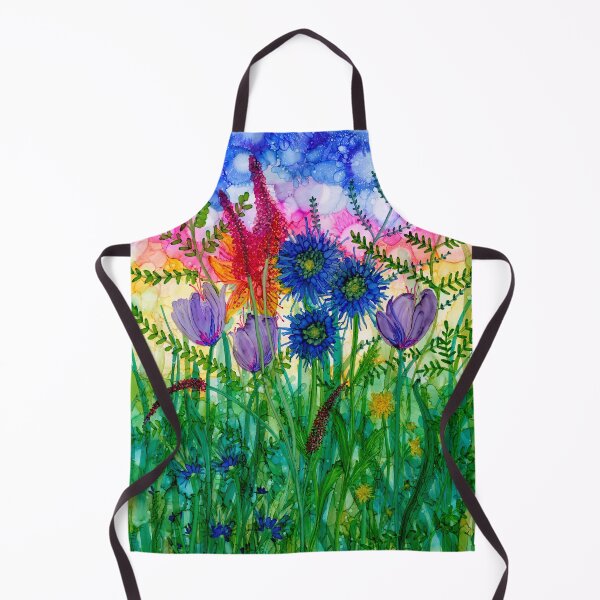 Item preview, Wild Bouquet, colourful & vibrant bunch of flowers designed and sold by MillieMoth.
