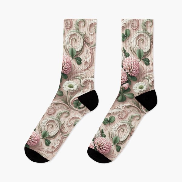 Item preview, Provencal Pattern Swirling Clover designed and sold by Crypto Tography.