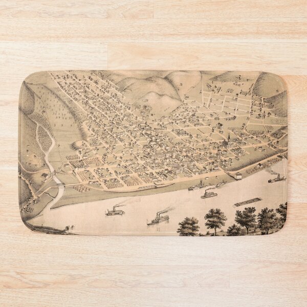 Item preview, Louisiana, Pike County, Missouri (1876) designed and sold by allhistory.