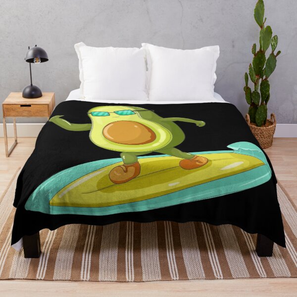 Item preview, Cute avocado surfing designed and sold by ShopMaxiDesigns.