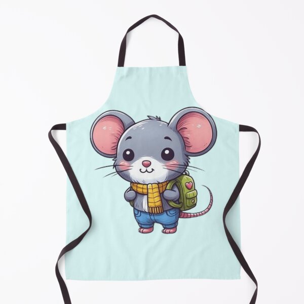 Item preview, Back to school cute mouse with a backpack  designed and sold by Culmika.