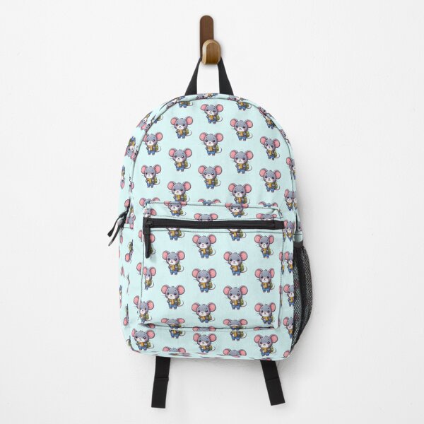 Item preview, Back to school cute mouse with a backpack designed and sold by Culmika.