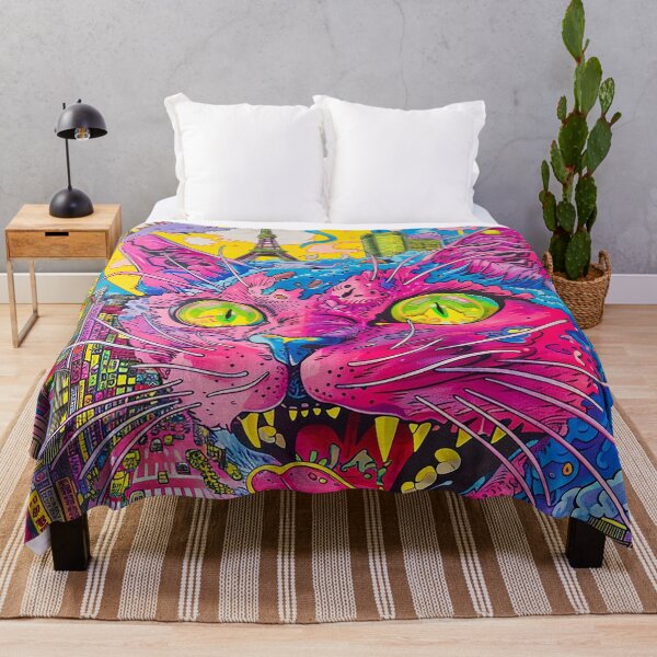 Item preview, Psychedelic Cats Art designed and sold by nomiraclehere.