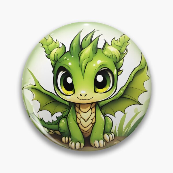 Item preview, Grass Dragon Chibi! designed and sold by The-Chibi-Store.