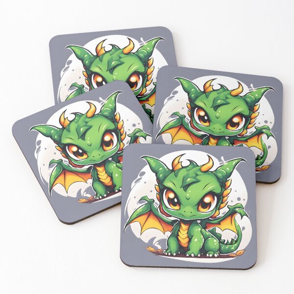 Item preview, Emerald Dragon Chibi designed and sold by The-Chibi-Store.