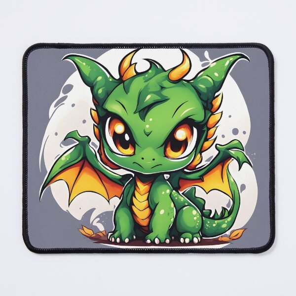Item preview, Emerald Dragon Chibi designed and sold by The-Chibi-Store.