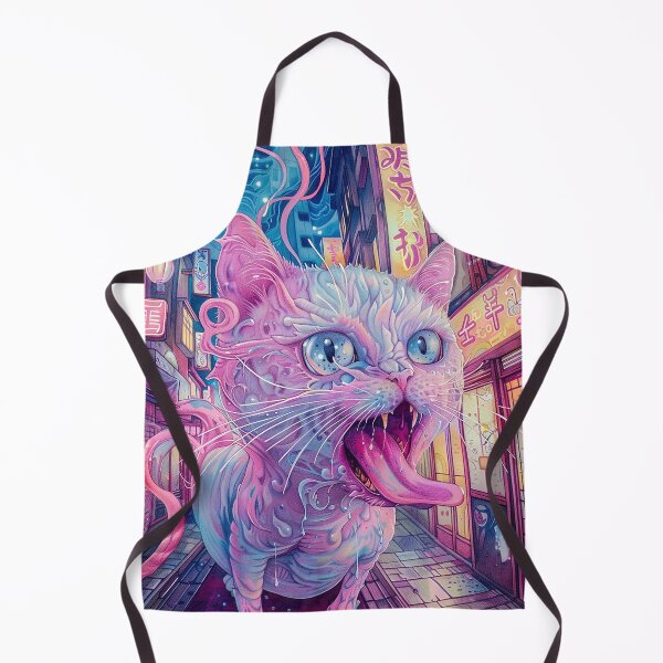 Item preview, Psychedelic Cats Art designed and sold by nomiraclehere.
