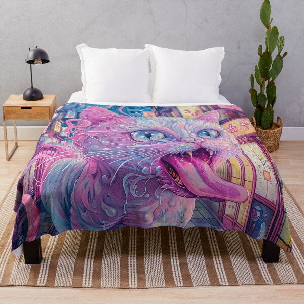 Item preview, Psychedelic Cats Art designed and sold by nomiraclehere.