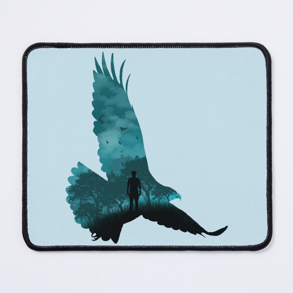 Item preview, Animorphs inspired landscape - Tobias in Red-tailed Hawk designed and sold by RainnyDays.
