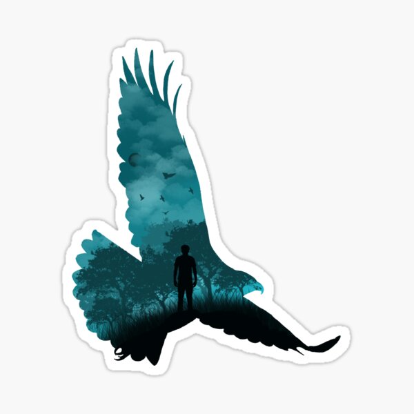 Artikel-Vorschau von Von Animorphs inspirierte Landschaft – Tobias in Rotschwanzbussard, designt und verkauft von RainnyDays.