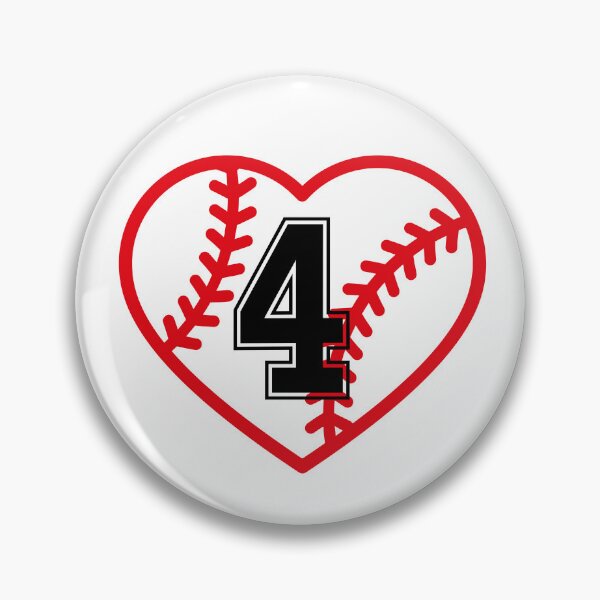 Item preview, Mom Baseball Number 4, Baseball Boy Mom #4 designed and sold by PorkysPops.