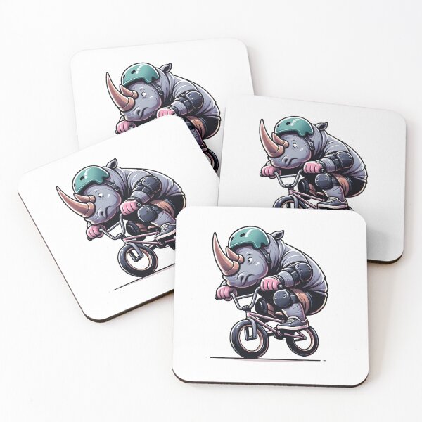 Item preview, Rhinoceros on Bicycle BMX designed and sold by Bomba Visual.