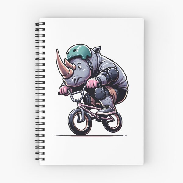 Item preview, Rhinoceros on Bicycle BMX designed and sold by Bomba Visual.