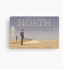 North by Northwest alternative movie poster Canvas Print