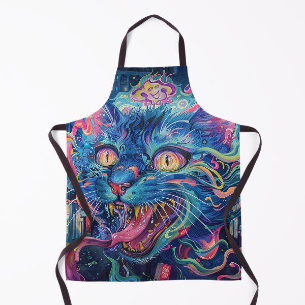 Item preview, Psychedelic Cats Art designed and sold by nomiraclehere.