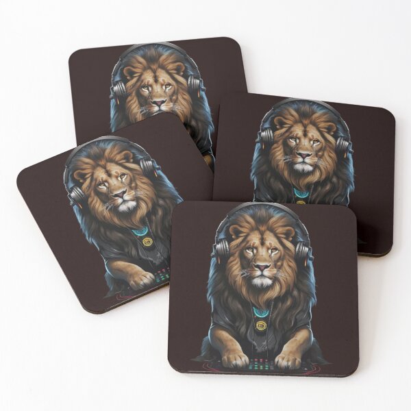 Item preview, Unique DJ Animal Designs - Gamer Lion  designed and sold by vuslatmedia.