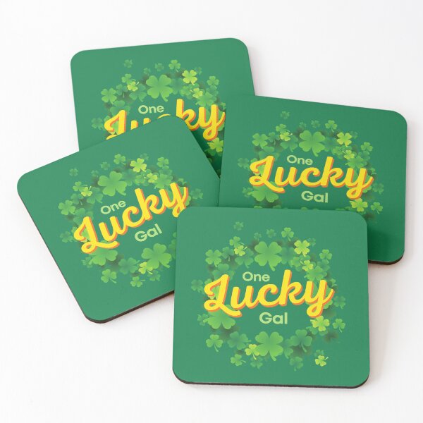 Item preview, St Patricks Day - Luck of the Irish - Shamrocks - Clovers - Lucky Irish - One Lucky Gal designed and sold by DesignByLeo.
