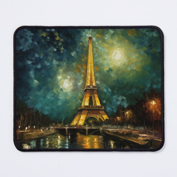 Item preview, Starry Paris Night - Eiffel Tower Glow designed and sold by Obibobishop.