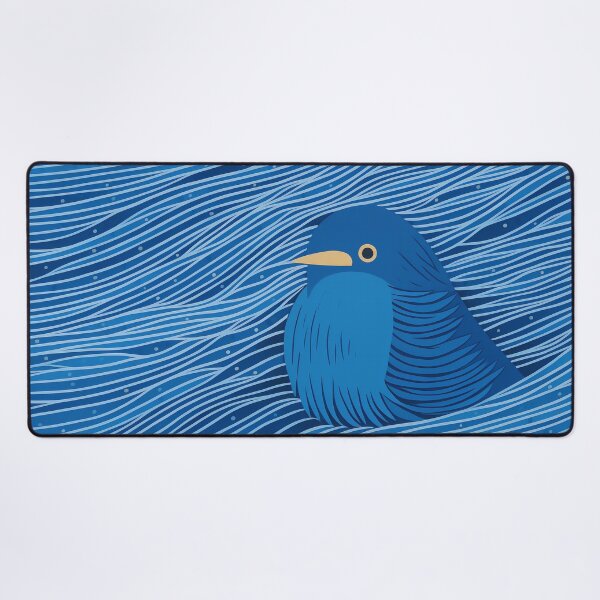 Item preview, Blue Bird in the Ocean designed and sold by EnchantArtCo.