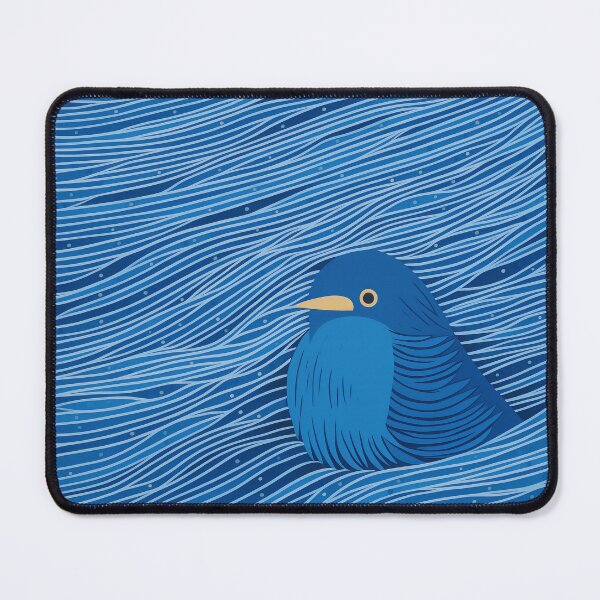Item preview, Blue Bird in the Ocean designed and sold by EnchantArtCo.