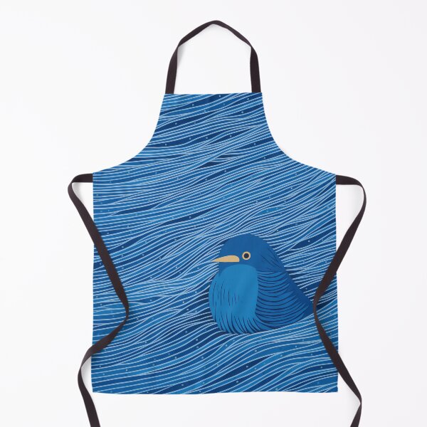 Item preview, Blue Bird in the Ocean designed and sold by EnchantArtCo.