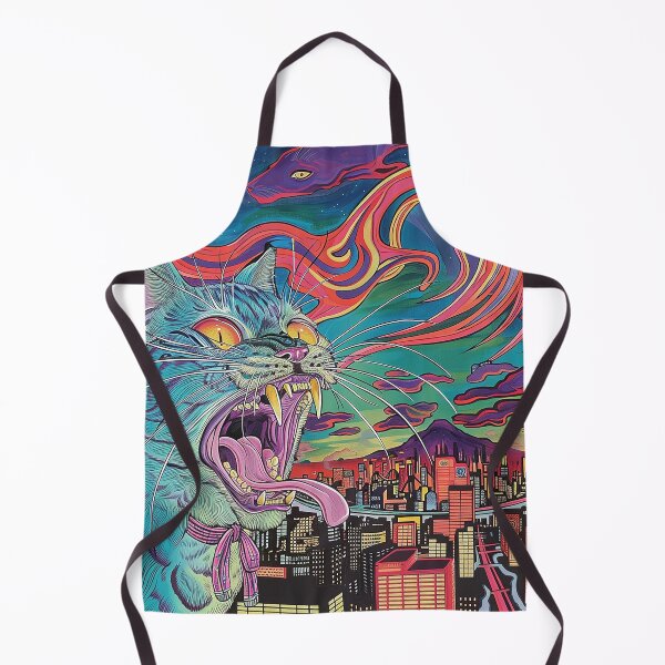 Item preview, Psychedelic Cats Art designed and sold by nomiraclehere.