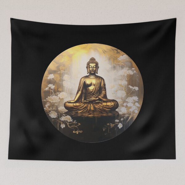 Item preview, Meditation in golden style, gift designed and sold by Andrea-Design.