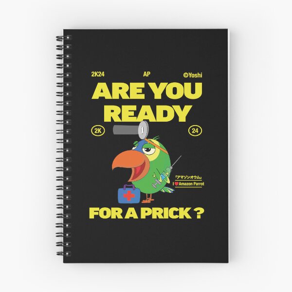 Item preview, Funny Amazon parrot doctor - ARE YOU READY FOR A PRICK ? designed and sold by YoshiArtDesign.
