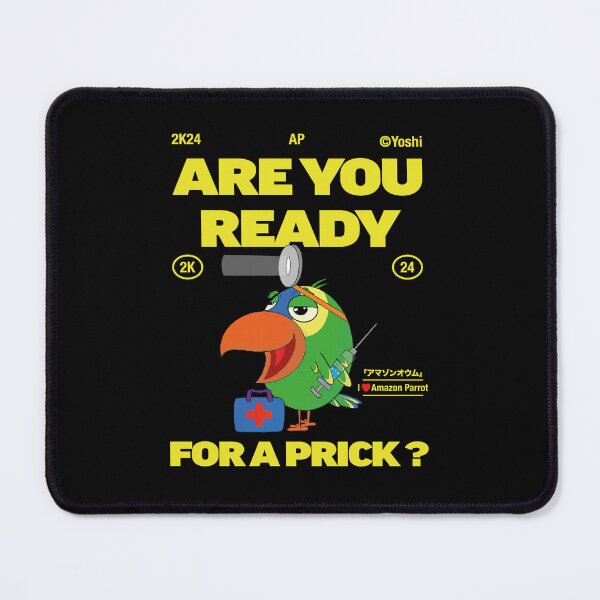 Item preview, Funny Amazon parrot doctor - ARE YOU READY FOR A PRICK ? designed and sold by YoshiArtDesign.