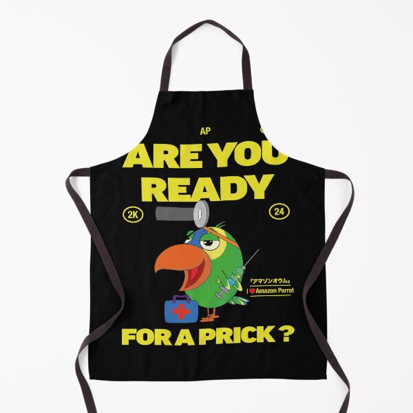Item preview, Funny Amazon parrot doctor - ARE YOU READY FOR A PRICK ? designed and sold by YoshiArtDesign.