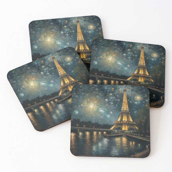 Item preview, Midnight in Paris - Eiffel Tower Dreamscape designed and sold by Obibobishop.