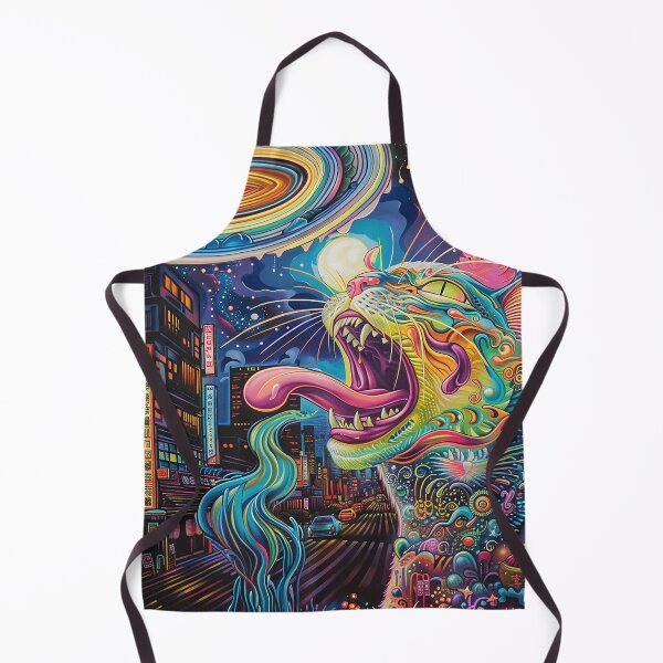 Item preview, Psychedelic Cats Art designed and sold by nomiraclehere.