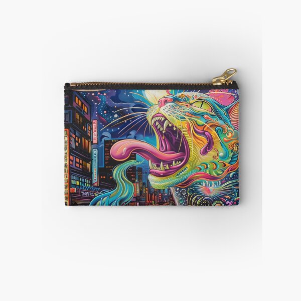 Item preview, Psychedelic Cats Art designed and sold by nomiraclehere.