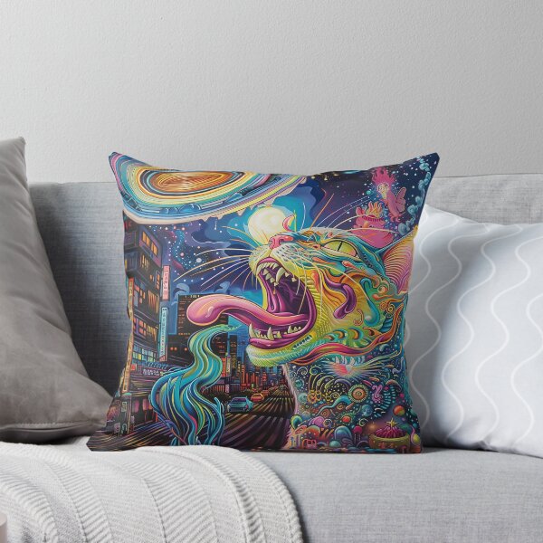 Item preview, Psychedelic Cats Art designed and sold by nomiraclehere.