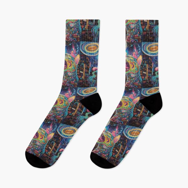 Item preview, Psychedelic Cats Art designed and sold by nomiraclehere.