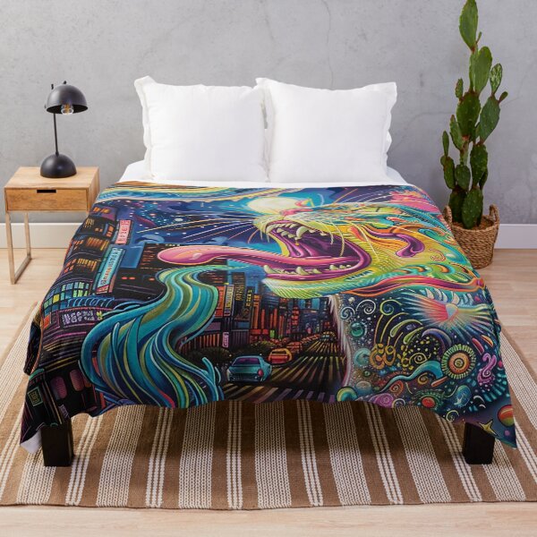 Item preview, Psychedelic Cats Art designed and sold by nomiraclehere.