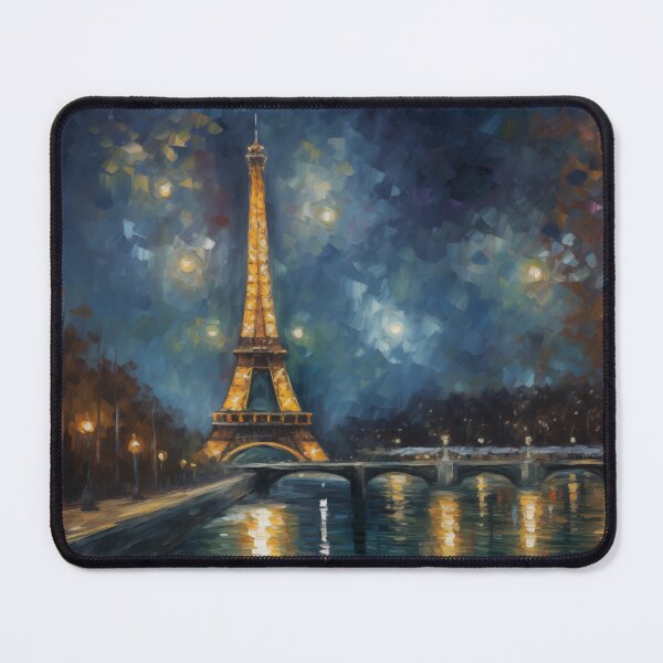 Item preview, Parisian Nightfall - Eiffel Tower Glow designed and sold by Obibobishop.