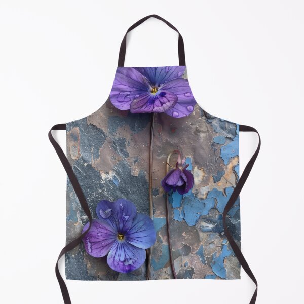 Item preview, PANSIES AMONG PATINA designed and sold by ArtbyRolleen.