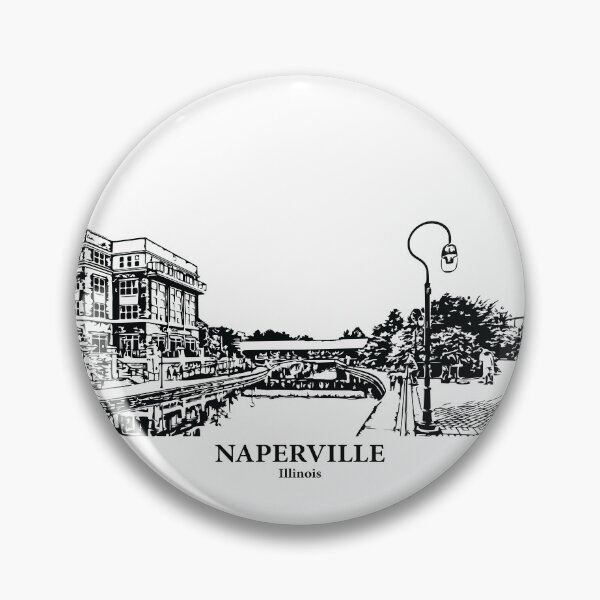 Artikelvorschau, Naperville – Illinois entworfen und verkauft von Lakeric Cityscapes.