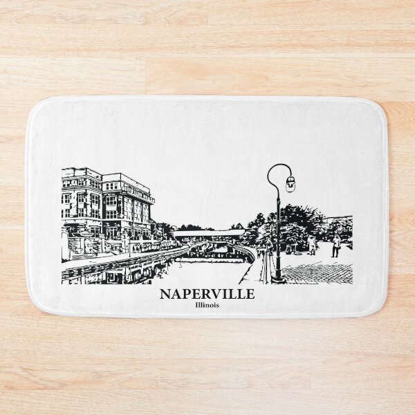 Artikelvorschau, Naperville – Illinois entworfen und verkauft von Lakeric Cityscapes.