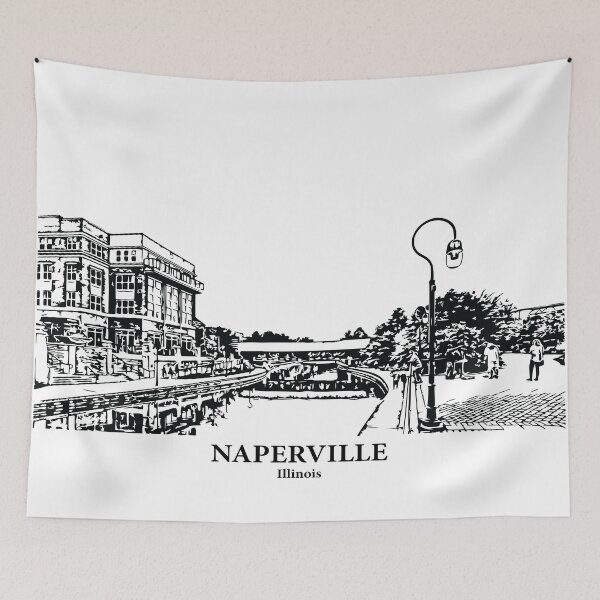 Item preview, Naperville - Illinois designed and sold by Lakeric Cityscapes.