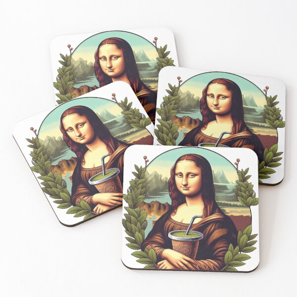 Item preview, Mona Lisa With Yerba Mate designed and sold by Domiska.