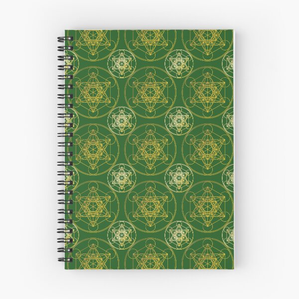 Item preview, Metatron's Cube Tiling Green Background designed and sold by Raymond Gilford.