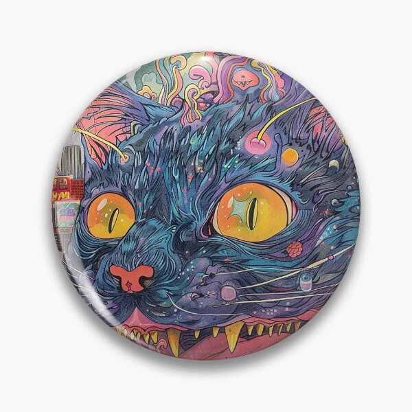 Item preview, Psychedelic Cats Art designed and sold by nomiraclehere.